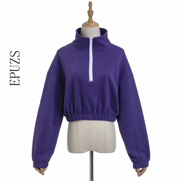 spring zipper crop hoodies women sweatshirt casual cotton long sleeve ullover streetwear loose hoodies 210521, Black
spring zipper crop hoodies women sweatshirt casual cotton long sleeve ullover streetwear loose hoodies 210521, Black