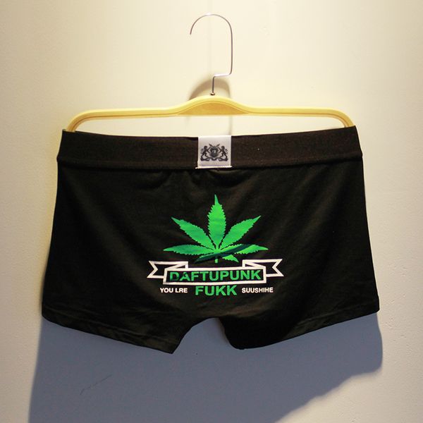 young men's underwear boxers cotton leaf printing trend personality u convex korean boxer shorts, Black;white
young men's underwear boxers cotton leaf printing trend personality u convex korean boxer shorts, Black;white