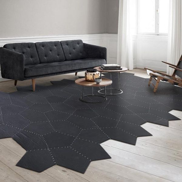 carpets luxury handmade black cowhide carpet geometric large size leather living room coffee table modern bedroom bedside rug
carpets luxury handmade black cowhide carpet geometric large size leather living room coffee table modern bedroom bedside rug