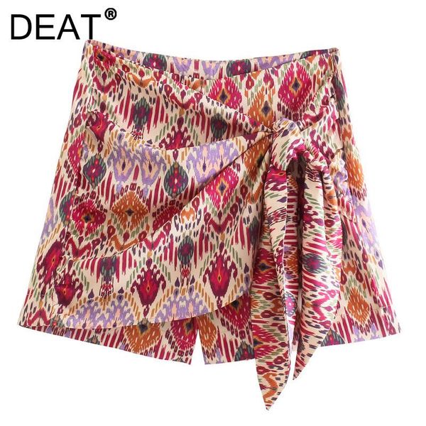 women's shorts deat 2021 fashion tiide spring autumn loose high waist printing folds temperament elegant women 13v415, White;black
women's shorts deat 2021 fashion tiide spring autumn loose high waist printing folds temperament elegant women 13v415, White;black