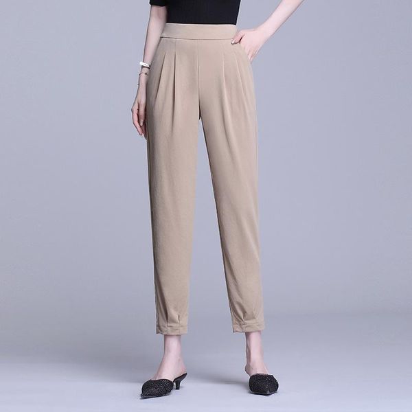 women's pants & capris harem women 2021 summer fashion female high waist solid beige loose ankle length pencil trousers cpris streetwea, Black;white
women's pants & capris harem women 2021 summer fashion female high waist solid beige loose ankle length pencil trousers cpris streetwea, Black;white