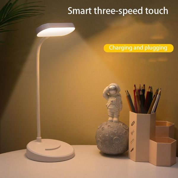 table lamps led eye protection learning reading desk lamp three-speed touch dimming usb charger plug-in student dormitory bedroom
table lamps led eye protection learning reading desk lamp three-speed touch dimming usb charger plug-in student dormitory bedroom