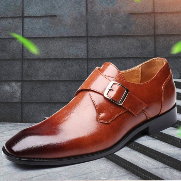 men's shoes large size casual trend office business formal wear leather dress, Black
men's shoes large size casual trend office business formal wear leather dress, Black