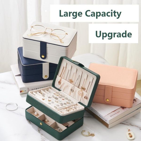 jewelry pouches, bags large capacity box pu leather storage multifunctional holder gift joyeros organizador de joyas, Pink;blue
jewelry pouches, bags large capacity box pu leather storage multifunctional holder gift joyeros organizador de joyas, Pink;blue