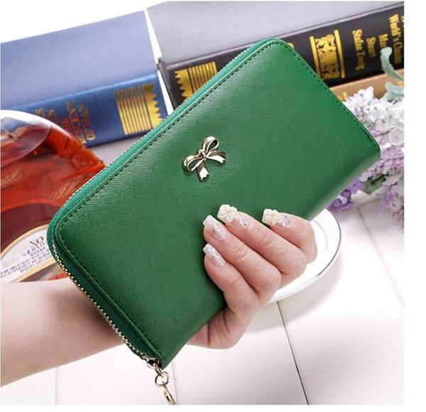 wallets cards holder wallet pu leather purse ladies cute bowknot phone card bag women long pure color clutch bags, Red;black
wallets cards holder wallet pu leather purse ladies cute bowknot phone card bag women long pure color clutch bags, Red;black