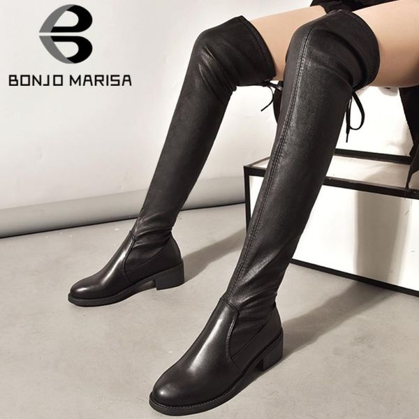 boots bonjomarisa 2021 elegant slip-on soft over the knee black thigh high women low chunky heels shoes woman
boots bonjomarisa 2021 elegant slip-on soft over the knee black thigh high women low chunky heels shoes woman