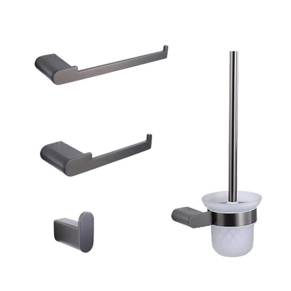bathroom hardware set gun metal grey roll paper holder towel rail hanger robe hook toilet brush accessories bath accessory
bathroom hardware set gun metal grey roll paper holder towel rail hanger robe hook toilet brush accessories bath accessory