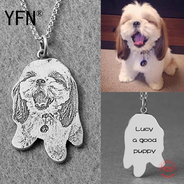 pendant necklaces 925 sterling silver collier po necklace pet silhouette with chain custom engraved jewelry pyx1266
pendant necklaces 925 sterling silver collier po necklace pet silhouette with chain custom engraved jewelry pyx1266