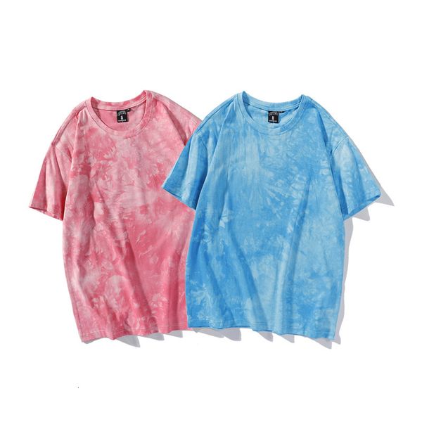 t shirt 21 summer men's tie dye large round neck puffy loose fashion wear, White;black
t shirt 21 summer men's tie dye large round neck puffy loose fashion wear, White;black