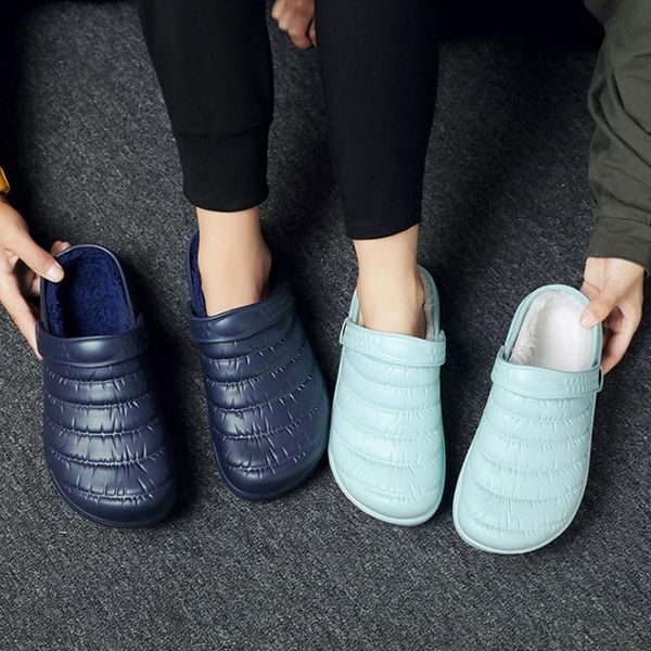 women men winter warm slippers soft fur indoor outdoor slides home bedroom flat shoes adjustable ankle strap eva waterproof, Black
women men winter warm slippers soft fur indoor outdoor slides home bedroom flat shoes adjustable ankle strap eva waterproof, Black