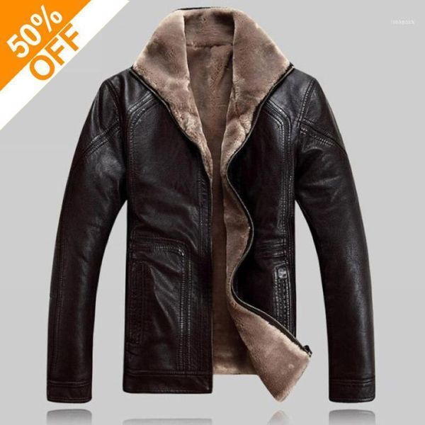 men's leather & faux winter warm motorcycle jacket casual brand jacket luxury fur sheep leather men's outerwear design plus11 perp, Black
men's leather & faux winter warm motorcycle jacket casual brand jacket luxury fur sheep leather men's outerwear design plus11 perp, Black