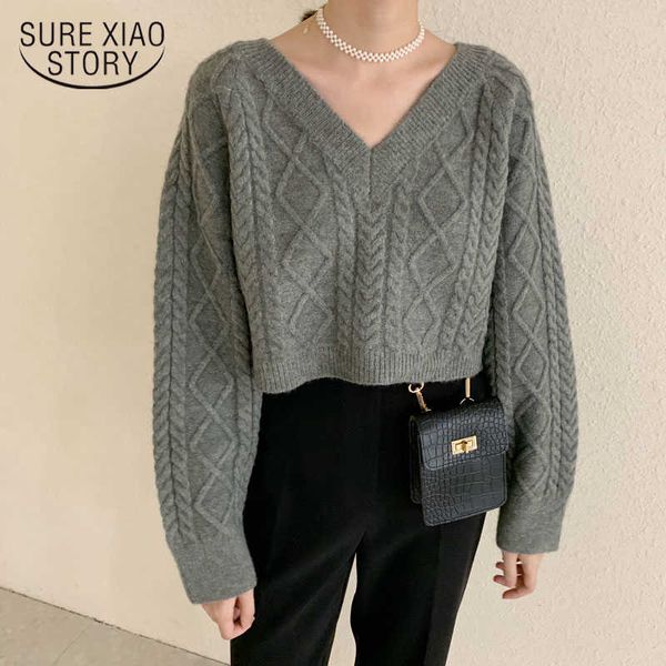 winter korean style loose v-neck pullover short sweater women twist bat sleeve knitted jumper solid lazy sweaters 11644 210528, White;black
winter korean style loose v-neck pullover short sweater women twist bat sleeve knitted jumper solid lazy sweaters 11644 210528, White;black