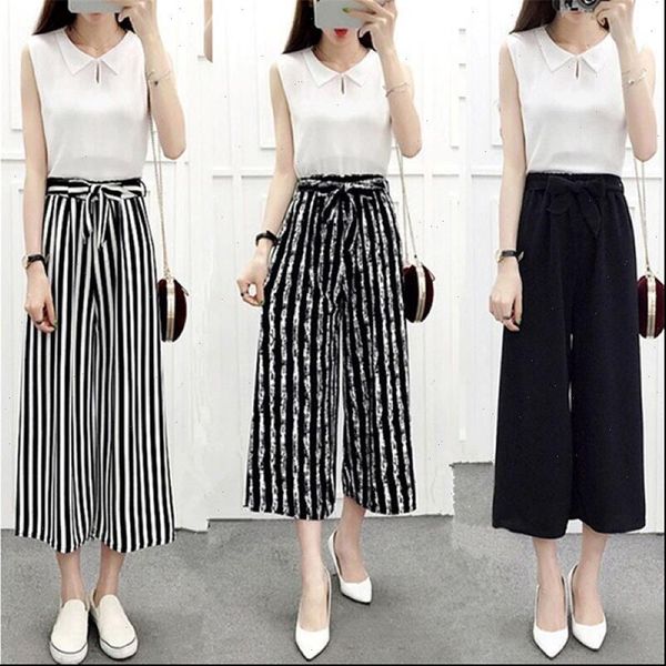 womens pant wide leg high waist casual summer thin pants loose culottes trousers bfj55 drop, Black;white
womens pant wide leg high waist casual summer thin pants loose culottes trousers bfj55 drop, Black;white