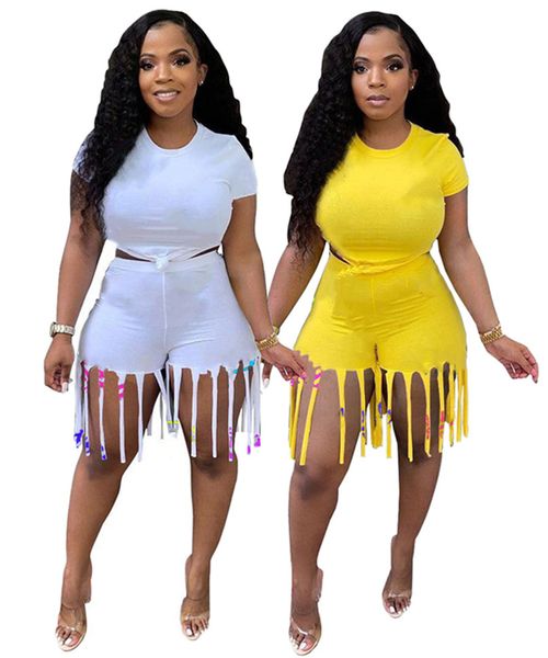 summer women tracksuits t-shirts+tassels shorts plus size 2xl outfits short sleeve two piece set jogging suits casual white print sweatsuits, Gray
summer women tracksuits t-shirts+tassels shorts plus size 2xl outfits short sleeve two piece set jogging suits casual white print sweatsuits, Gray