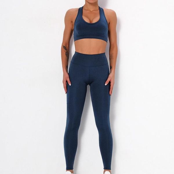 women yoga sportswear ladies pure color hip-lifting sports fitness running high-waist vest suit 2 pcs set 2021 sets, Black;blue
women yoga sportswear ladies pure color hip-lifting sports fitness running high-waist vest suit 2 pcs set 2021 sets, Black;blue