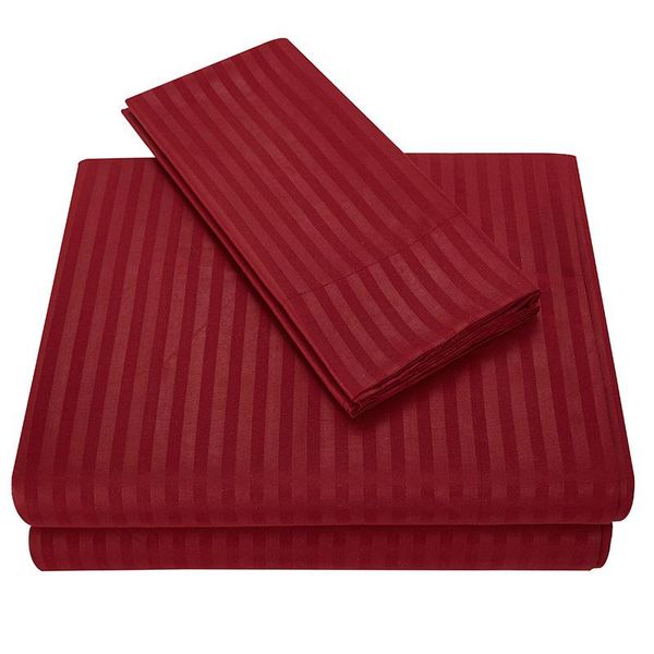 sheets & sets bed sheet set - satin stripes flat fitted sheet- wrinkle, fade, stain resistant hypoallergenic 3/4 piece
sheets & sets bed sheet set - satin stripes flat fitted sheet- wrinkle, fade, stain resistant hypoallergenic 3/4 piece