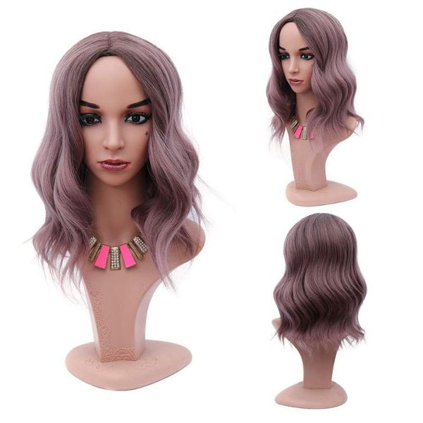synthetic wigs wig short wave hair pink 16 inches natural rose net ladies high temperature fiber fluffy femperament, Black
synthetic wigs wig short wave hair pink 16 inches natural rose net ladies high temperature fiber fluffy femperament, Black