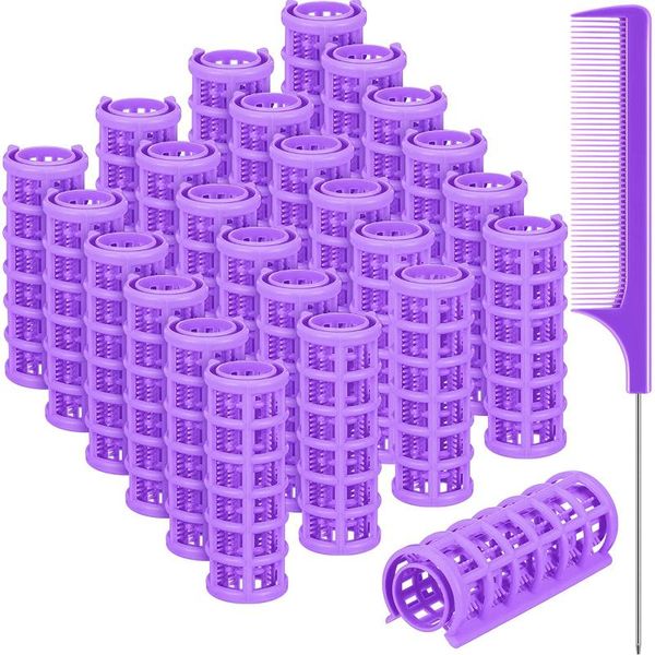 hair straighteners 24pcs diy salon curlers rollers tool soft small hairdressing tools (2 cm, purple), Black
hair straighteners 24pcs diy salon curlers rollers tool soft small hairdressing tools (2 cm, purple), Black