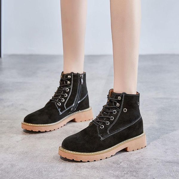 boots retro shoes women platform real leather fashion brand ladies footware female botas mujer cross-tied ankle, Black
boots retro shoes women platform real leather fashion brand ladies footware female botas mujer cross-tied ankle, Black