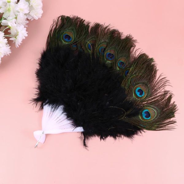 other home decor 1pc folding handheld feather fan party supplies performance dance props cheongsam accessories (black)
other home decor 1pc folding handheld feather fan party supplies performance dance props cheongsam accessories (black)