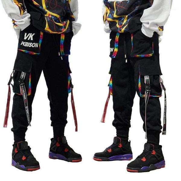 men's pants hip hop cargo pant mens casual fashion joggers sweatpants streetwear trousers sportwear pantalon homme1, Black
men's pants hip hop cargo pant mens casual fashion joggers sweatpants streetwear trousers sportwear pantalon homme1, Black