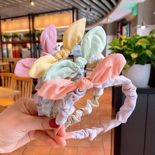 hair accessories korean style girls hit color bow headband fabric plaid baby solid hairband for women fashion, Slivery;white
hair accessories korean style girls hit color bow headband fabric plaid baby solid hairband for women fashion, Slivery;white