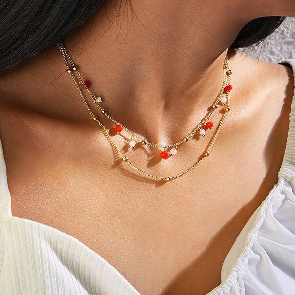 chokers juorest women chain necklace trendy multi layer bead water drop choker casual summer party gold jewelry 2021, Golden;silver
chokers juorest women chain necklace trendy multi layer bead water drop choker casual summer party gold jewelry 2021, Golden;silver