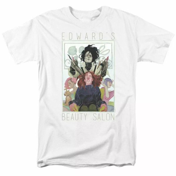edward scissorhands salon t shirt mens licensed classic 80s movie tee white, White;black
edward scissorhands salon t shirt mens licensed classic 80s movie tee white, White;black