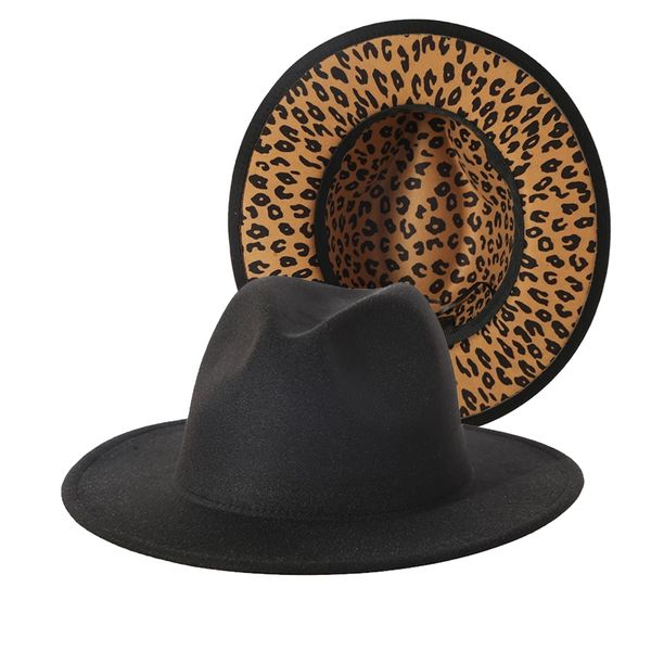 woman patchwork felt fedoras black leopard bottom hats vintage winter autumn wide brim jazz church panama sombrero caps, Blue;gray
woman patchwork felt fedoras black leopard bottom hats vintage winter autumn wide brim jazz church panama sombrero caps, Blue;gray