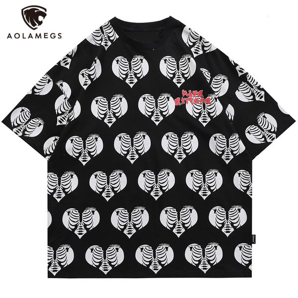men's polos aolamegs men's t-shirt skeleton heart print casual t-shirts couple oversize harajuku retro high street all-match stree, White;black
men's polos aolamegs men's t-shirt skeleton heart print casual t-shirts couple oversize harajuku retro high street all-match stree, White;black
