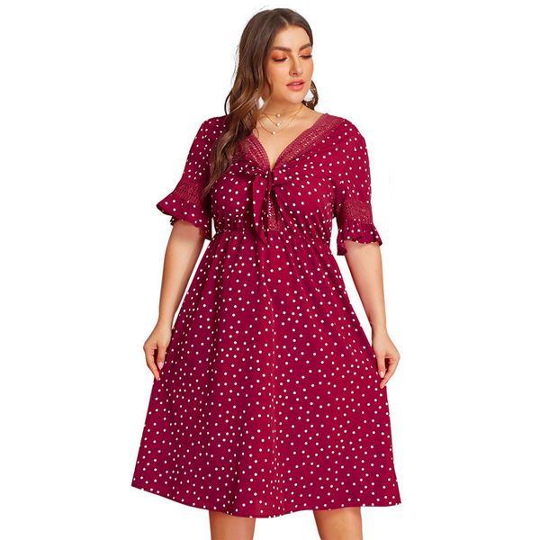 party dresses harajuku design polka dot plus size summer fat mm women dress oversized red clothes beach a-line v-neck short sleeve ut1s, White;black
party dresses harajuku design polka dot plus size summer fat mm women dress oversized red clothes beach a-line v-neck short sleeve ut1s, White;black