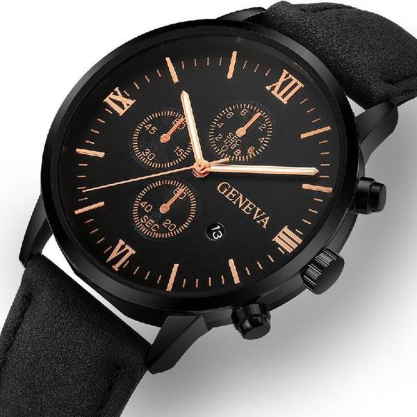 wristwatches 2021 selling business watch men's leisure quartz calendar belt gifts, Slivery;brown
wristwatches 2021 selling business watch men's leisure quartz calendar belt gifts, Slivery;brown