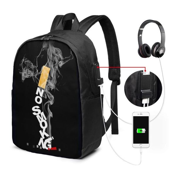 no smoking slogan 17in backpacks men business lapfor travelling boys school bookbag backpack
no smoking slogan 17in backpacks men business lapfor travelling boys school bookbag backpack