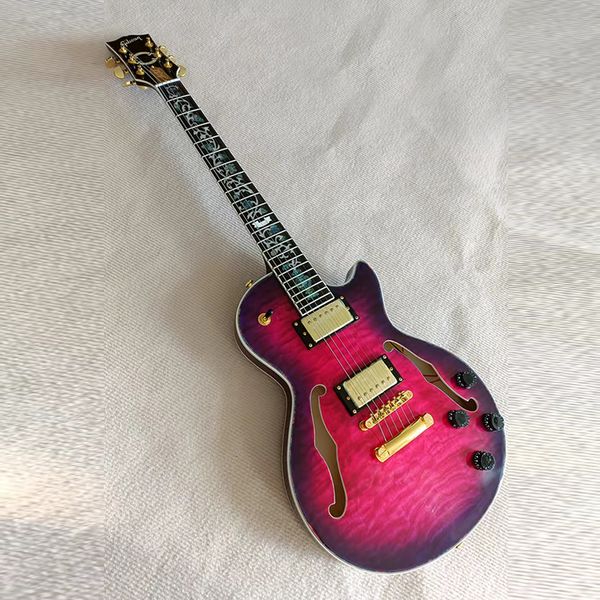 classic brand hollow electric guitar, full shell inlaid fingerboard, quality wood, professional level, delivery to home.
classic brand hollow electric guitar, full shell inlaid fingerboard, quality wood, professional level, delivery to home.