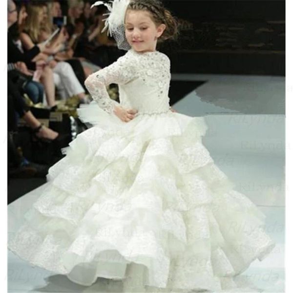 white princess girls pageant gowns long sleeves lace tiered flower girl dresses for wedding baby birthday party dress cust girl's, Red;yellow
white princess girls pageant gowns long sleeves lace tiered flower girl dresses for wedding baby birthday party dress cust girl's, Red;yellow