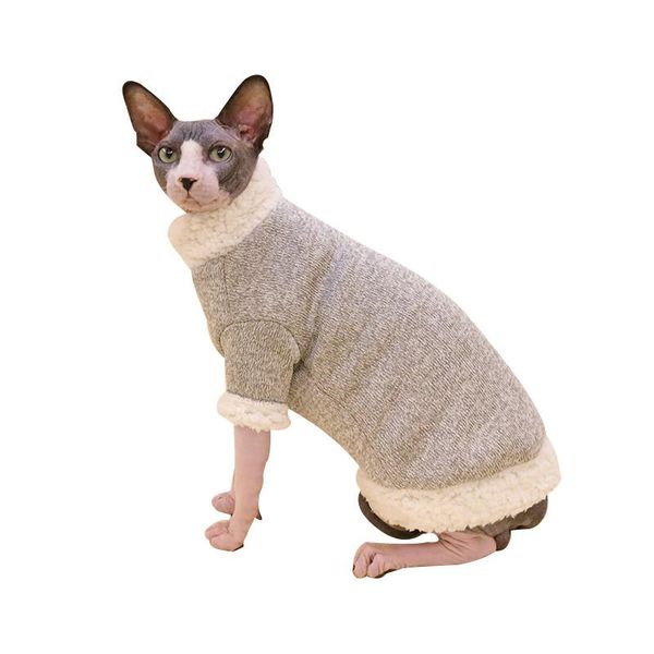 cat costumes sphynx cotton padded jacket winter thick warm soft cloud velvet high collar hairless clothes outfit
cat costumes sphynx cotton padded jacket winter thick warm soft cloud velvet high collar hairless clothes outfit