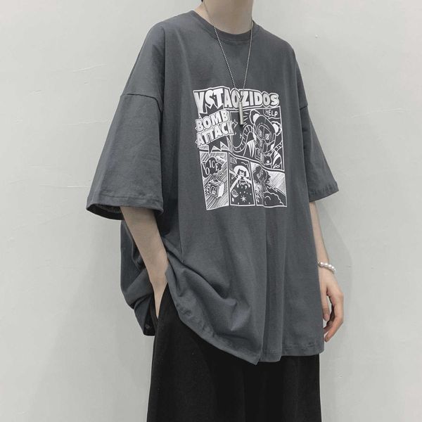 american primary color bf style men's short sleeve t-shirt men's loose round neck fashion brand clothes street hip hop bottom shir, White;black
american primary color bf style men's short sleeve t-shirt men's loose round neck fashion brand clothes street hip hop bottom shir, White;black