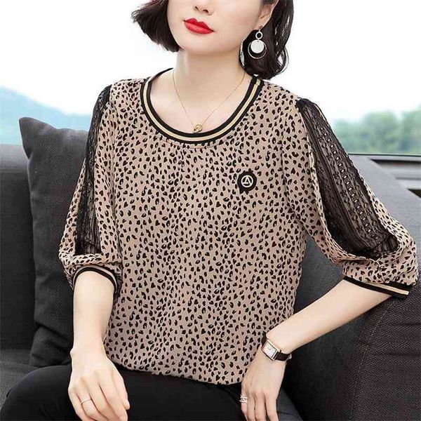 new women spring summer blouses shirt women casual o-neck hollow out leopard blouses loose df3294 210401, White
new women spring summer blouses shirt women casual o-neck hollow out leopard blouses loose df3294 210401, White