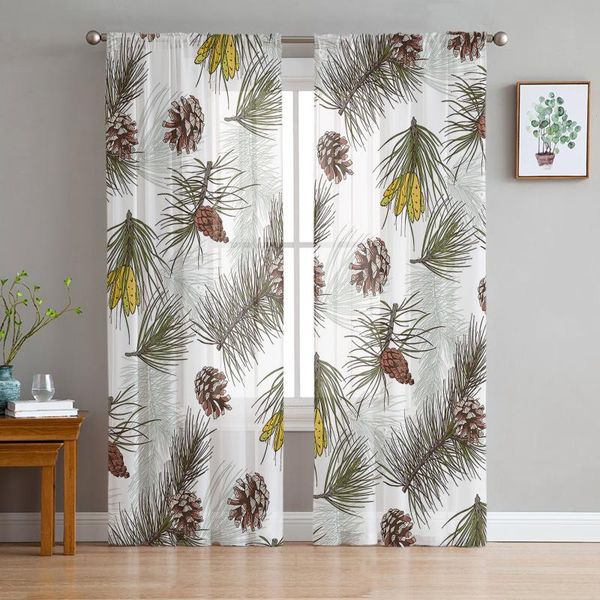 curtain & drapes christmas theme pine tree cones tulle curtains for living room decoration bedroom sheer kitchen window treatment
curtain & drapes christmas theme pine tree cones tulle curtains for living room decoration bedroom sheer kitchen window treatment