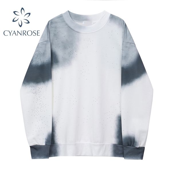 print long sleeve o neck tie dye hoodies cotton spring autumn casual hatless oversize women sweatshirt pullover 210417, White
print long sleeve o neck tie dye hoodies cotton spring autumn casual hatless oversize women sweatshirt pullover 210417, White