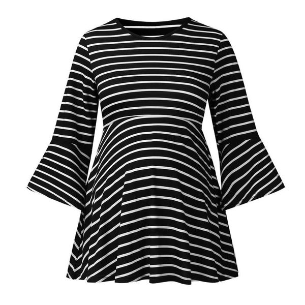 maternity & tees ladies casual clothes for pregnant women o-neck stripe leaf half sleeve shirt blouse drop, White
maternity & tees ladies casual clothes for pregnant women o-neck stripe leaf half sleeve shirt blouse drop, White