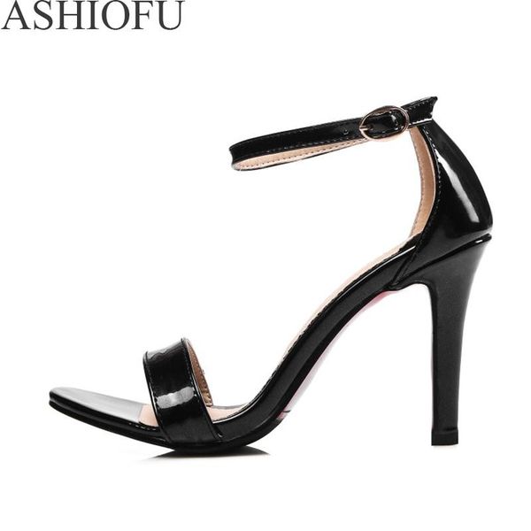dress shoes ashiofu handmade ladies 10cm high heel sandals buckle strap open-toe summer party prom fashion daily wear evening, Black
dress shoes ashiofu handmade ladies 10cm high heel sandals buckle strap open-toe summer party prom fashion daily wear evening, Black