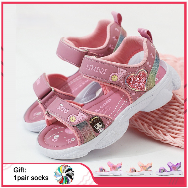 kids girls sandals soft princess sandals lightweight shining print baby shoes comfortable summer kids sandals, Black;red
kids girls sandals soft princess sandals lightweight shining print baby shoes comfortable summer kids sandals, Black;red