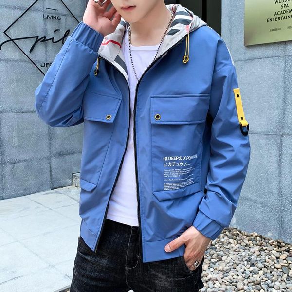 men's jackets workwear jacket spring and autumn tide brand hooded baseball uniform men d6, Black;brown
men's jackets workwear jacket spring and autumn tide brand hooded baseball uniform men d6, Black;brown