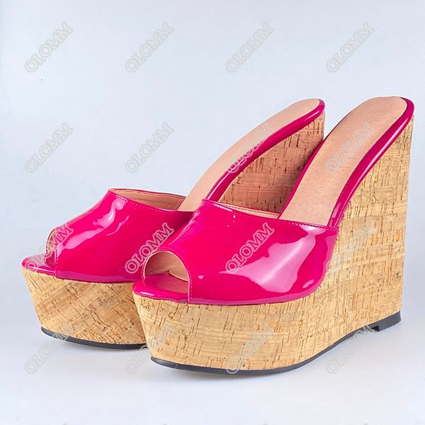 sandals olomm 100% handcrafted summer sandals peep wedges toe beautiful 5-color women's beach shoes and 5-20 size gsdl, Black
sandals olomm 100% handcrafted summer sandals peep wedges toe beautiful 5-color women's beach shoes and 5-20 size gsdl, Black
