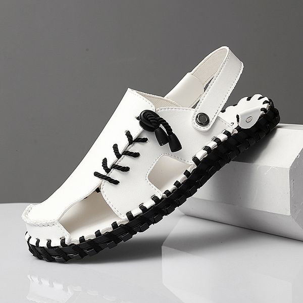 sandals men 2021 summer leisure baotou trend sports outdoor 's leather sandals beach sho, Black
sandals men 2021 summer leisure baotou trend sports outdoor 's leather sandals beach sho, Black
