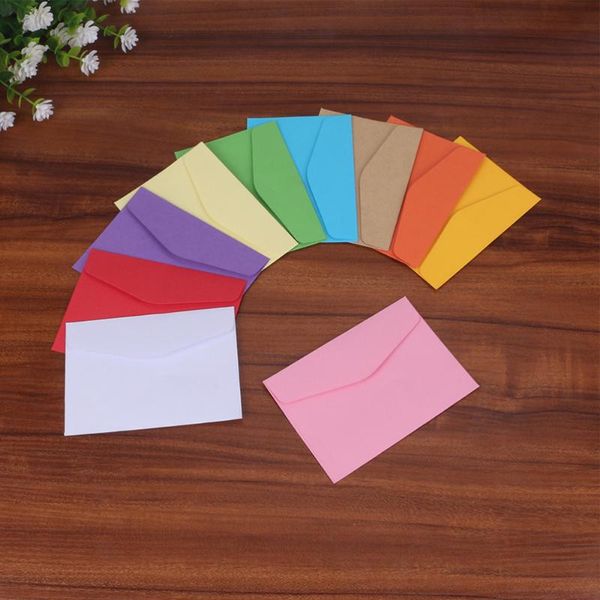 gift wrap 100pcs mini color paper envelope holder blank party envelopes (10 mixed colors)
gift wrap 100pcs mini color paper envelope holder blank party envelopes (10 mixed colors)