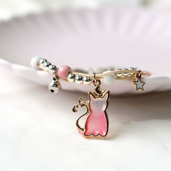 japan and korea mori's multicolor kittens, lovers' friend bracelet, women's pinduoduo fashion hand accessories, school access, Black
japan and korea mori's multicolor kittens, lovers' friend bracelet, women's pinduoduo fashion hand accessories, school access, Black