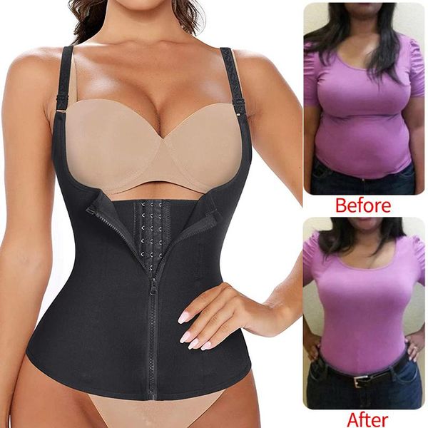 waist support women shapewear trainer underbust cincher corset vest tummy control neoprene body shaper back girdle, Black;gray
waist support women shapewear trainer underbust cincher corset vest tummy control neoprene body shaper back girdle, Black;gray