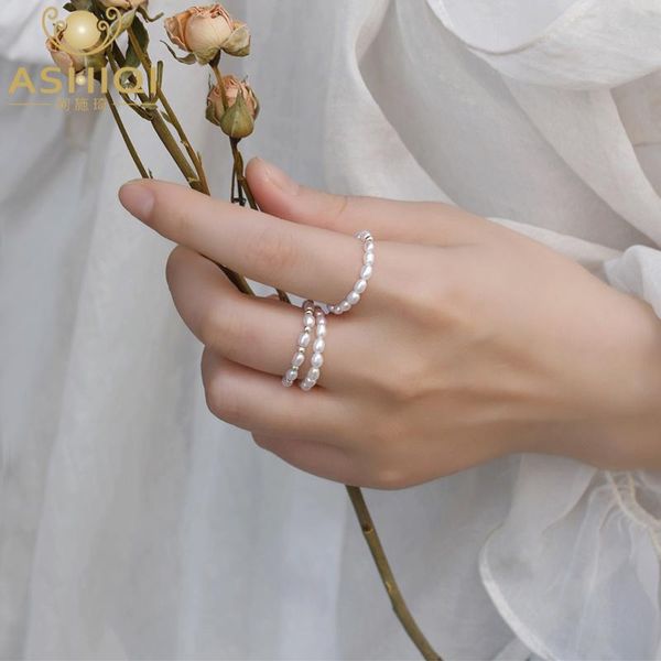 cluster rings ashiqi natural freshwater pearl 925 sterling silver bead ring 2-3mm mini jewelry accessories women 2021, Golden;silver
cluster rings ashiqi natural freshwater pearl 925 sterling silver bead ring 2-3mm mini jewelry accessories women 2021, Golden;silver